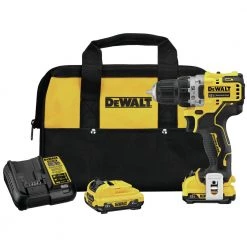 DeWalt DCD701F2 XTREME 12V MAX Brushless Cordless Drill Driver Kit (2 Ah) - Compact & Powerful