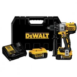 Dewalt DCD991P2 20V MAX XR Brushless Cordless Drill Driver Kit with 5 Ah Battery | 3-Speed, 1/2 Inch | Power Tool for Professionals