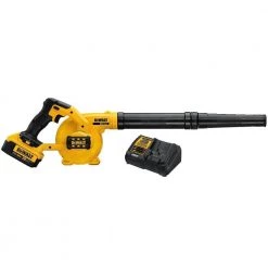 DEWALT DCE100M1 20V MAX Cordless Lithium-Ion Compact Jobsite Blower Kit - Efficient, Portable, and Powerful