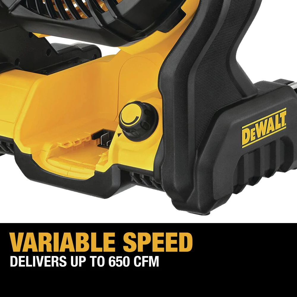 Dewalt DCE512B 20V MAX Lithium-Ion 11-Inch Cordless Jobsite Fan (Tool Only) - High Performance Cooling for Job Sites 3 Dewalt DCE512B 20V MAX Lithium-Ion 11-Inch Cordless Jobsite Fan (Tool Only) - High Performance Cooling for Job Sites - Image 3
