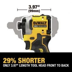 DeWalt DCF850P1 ATOMIC 20V MAX Brushless Cordless Impact Driver Kit (5 Ah) - 3-Speed, 1/4 In. Hex, Compact & Lightweight -Dewalt Sales dewndcf850p1 m