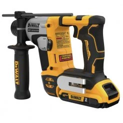 DeWalt DCH172D2 20V MAX ATOMIC Brushless Cordless SDS Plus Rotary Hammer Kit with 2 Batteries (2 Ah) -Dewalt Sales dewndch172d2 c