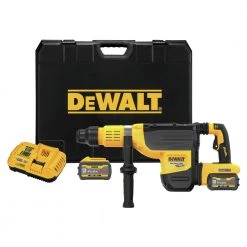 DeWalt DCH775X2 60V MAX Brushless Lithium-Ion 2 In. Cordless SDS MAX Rotary Hammer Kit with 2 (9 Ah) Batteries