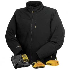 Dewalt DCHJ060ABD1-XL 20V MAX Li-Ion Soft Shell Heated Jacket Kit - XL | Premium Heated Gear for Comfort in Cold Weather