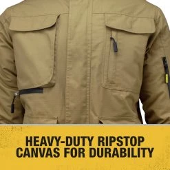 Dewalt DCHJ091B-S 20V Lithium-Ion Cordless Heavy Duty Heated Ripstop Jacket - Small, Dune | Jacket Only -Dewalt Sales dewndchj091b l b 2