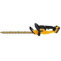 DeWalt DCHT820P1 20V MAX Brushed Lithium-Ion 22 In. Cordless Hedge Trimmer Kit (5 Ah) - Power and Precision for Your Yard -Dewalt Sales dewndcht820p1 a