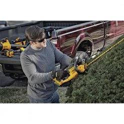 DeWalt DCHT820P1 20V MAX Brushed Lithium-Ion 22 In. Cordless Hedge Trimmer Kit (5 Ah) - Power and Precision for Your Yard -Dewalt Sales dewndcht820p1 b