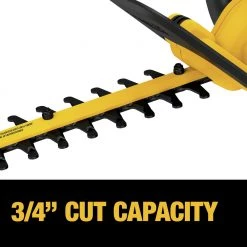 DeWalt DCHT820P1 20V MAX Brushed Lithium-Ion 22 In. Cordless Hedge Trimmer Kit (5 Ah) - Power and Precision for Your Yard -Dewalt Sales dewndcht820p1 j