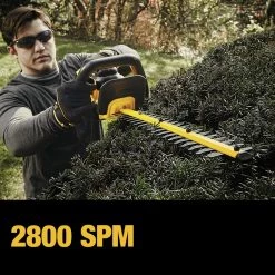 DeWalt DCHT820P1 20V MAX Brushed Lithium-Ion 22 In. Cordless Hedge Trimmer Kit (5 Ah) - Power and Precision for Your Yard -Dewalt Sales dewndcht820p1 l