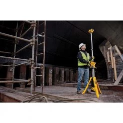 Dewalt DCL079B 20V MAX Cordless Tripod Light (Tool Only) - Bright, Portable, and Reliable -Dewalt Sales dewndcl079b h