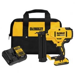 DeWalt DCN680D1 20V MAX Cordless Lithium-Ion XR 18 GA Brad Nailer Kit - Lightweight & Portable