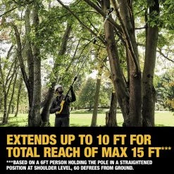 DEWALT DCPS620B 20V MAX XR Cordless Lithium-Ion Pole Saw (Tool Only) - Lightweight & Efficient -Dewalt Sales dewndcps620b m