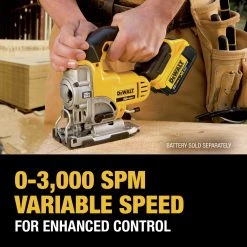 DeWalt DCS331B 20V MAX Cordless Jig Saw - Tool Only, Variable Speed, Lithium-Ion, Compact Design -Dewalt Sales dewndcs331b f