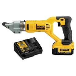 DEWALT DCS494M2 20V MAX XR Cordless Lithium-Ion 14-Gauge Swivel Head Shear Kit - Metalworking Tools