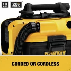 Dewalt DCV581H 20V MAX Cordless/Corded Wet/Dry Vacuum - Tool Only - Compact & Portable -Dewalt Sales dewndcv581h h