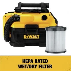 Dewalt DCV581H 20V MAX Cordless/Corded Wet/Dry Vacuum - Tool Only - Compact & Portable -Dewalt Sales dewndcv581h i