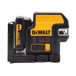 DeWalt DW0825LR 12V MAX Compatible 5 Spot Cross Line Red Laser Level - Precision Measuring Tool for Professionals