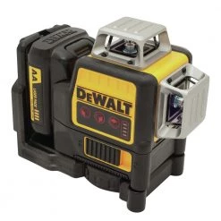 Dewalt DW089LR 12V MAX 3 X 360 Degrees Red Line Laser - Premium Laser Level for Precision Measuring