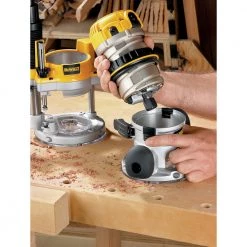 DeWalt DW618 2-1/4 HP EVS Fixed Base Router - Precision Woodworking Power Tool -Dewalt Sales dewndw618 k