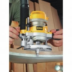 Dewalt DW618B3 120V 12 Amp Brushed 2-1/4 HP Corded Three Base Router Kit - Woodworking Power Tool -Dewalt Sales dewndw618b3 j