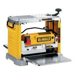 DeWalt DW734 120V 15 Amp Brushed 12-1/2 Inch Corded Thickness Planer with Three Knife Cutter-Head - Premium Woodworking Tool -Dewalt Sales dewndw734 b