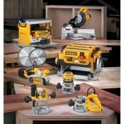 DeWalt DW735X 13-Inch Two-Speed Thickness Planer with Support Tables & Extra Knives - Professional Woodworking Power Tool -Dewalt Sales dewndw735x j