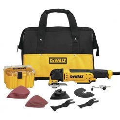 DeWalt DWE315K 3 Amp Oscillating Tool Kit with 29 Accessories - Premium Power Tool for Versatile Cutting, Sanding & Scraping