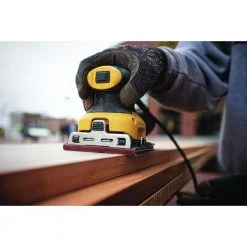 DeWalt DWE6411 1/4 Sheet Palm Grip Sander – Compact and Powerful Sanding Tool -Dewalt Sales dewndwe6411 f