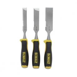 Dewalt DWHT16148 3-Piece Side Strike Wood Chisel Set - Premium Hand Tools for Precision Woodworking