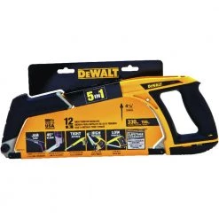 DeWalt DWHT20547L 5-in-1 Multifunction Hack Saw - Versatile Hand Saw for Precision Cutting -Dewalt Sales dewndwht20547l e
