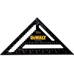 DeWalt DWHT46032 12-Inch Premium Rafter Square - High-Quality Measuring Tool for Precision Work