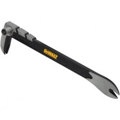 DeWalt DWHT55524 10 Inch Claw Bar - Heavy-Duty Wrecking & Pry Bar for Construction and Demolition