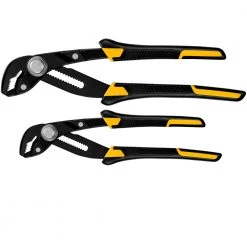 Dewalt DWHT70486 8 In. And 10 In. Pushlock Plier (2-Pack) - Heavy-Duty Hand Tools for Precision Grip and Durability