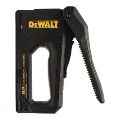 DeWalt DWHT80276 Carbon Fiber 2 In 1 Tacker - Lightweight Staple Gun with Ergonomics for Upholstery and Carpentry