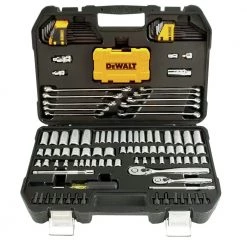 DEWALT DWMT73802 142-Piece Mechanics Tool Set - Comprehensive Hand Tool Kit for Professionals