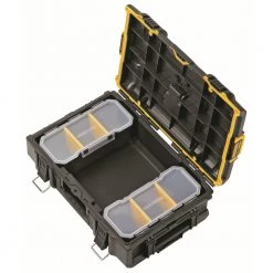 DEWALT DWST08165 14-3/4" x 14-3/4" x 7" TOUGHSYSTEM 2.0 Tool Box - Heavy-Duty Black Tool Storage -Dewalt Sales dewndwst08165 c