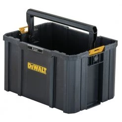 DeWalt DWST17809 12-1/2 In. X 17-1/4 In. X 10-3/4 In. TSTACK Open Tote - Black | Heavy-Duty Tool Storage for Professionals