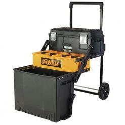Dewalt DWST20880 16.33 In. X 21.66 In. X 28.83 In. Multi-Level Workshop - Black/Yellow | Heavy-Duty Tool Cart with Durable Construction