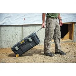 Dewalt DWST28100 12.5" x 28" x 12" Tool Box on Wheels - Heavy-Duty Black Tool Storage -Dewalt Sales dewndwst28100 d