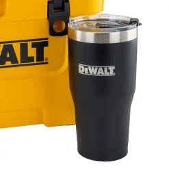 Dewalt DXC1003B 10 Quart Roto-Molded Lunchbox Cooler & 30 Oz. Black Tumbler Combo – Durable Outdoor Essentials -Dewalt Sales dewndxc1003b c