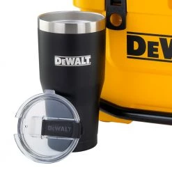 Dewalt DXC1003B 10 Quart Roto-Molded Lunchbox Cooler & 30 Oz. Black Tumbler Combo – Durable Outdoor Essentials -Dewalt Sales dewndxc1003b d