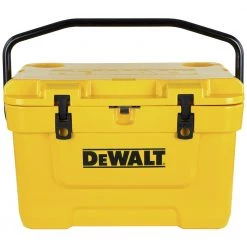 DeWalt DXC25QT 25 Quart Roto-Molded Insulated Lunch Box Cooler | Heavy-Duty Portable Cooler for Outdoor & Work | Keeps Contents Cold for Hours