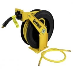 Dewalt DXCM024-0343 3/8 In. X 50 Ft. Double Arm Auto Retracting Air Hose Reel - Durable & Efficient Air Tool Accessory