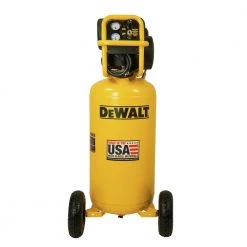 Dewalt DXCM271 1.7 HP 27 Gallon Oil-Free Vertical Air Compressor - Portable Air Compressor for DIY & Professional Use