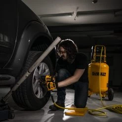 DeWalt DXCMSAC426 1.5 HP 26 Gallon Vertical 150 PSI Quiet Wheelbarrow Air Compressor - Portable and Durable -Dewalt Sales dewndxcmsac426 l