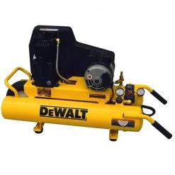 DEWALT DXCMTA1980854 1.9 HP 8 Gallon Oil-Lube Twin Tank Wheelbarrow Air Compressor – Durable & Portable Air Tool Equipment