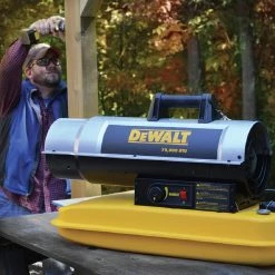 Dewalt DXH75KT 75,000 BTU Forced Air Kerosene Construction Heater - Portable Workspace Heater -Dewalt Sales dewnf340675 b